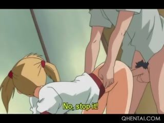 Khó chịu em trai đập cô ấy ít chị gái trong một hentai vid