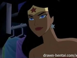 Justice league hentai - twee kuikens voor batman manhood