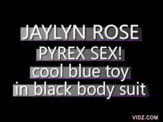 Sexy Jaylyn Rose licks and sucks toy