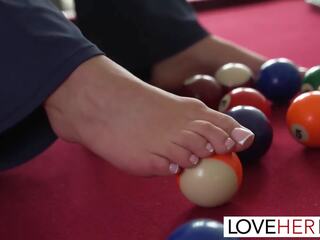 Gaining New Fans: Footjob Big cock sex feat. Gal Ritchie by Love Her Feet