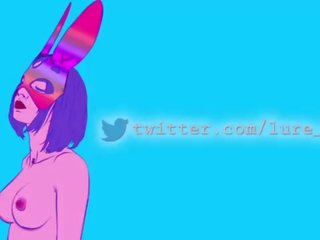 Lesbian sex video game&colon; Helly Rite and Purple bitch Kakegurui cosplay
