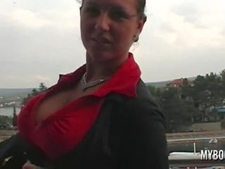 Busty divinity Kora Kryk Naked on Public in Croatia: HD adult video 23