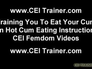 I Need You to Eat Your Cum for Me CEI, HD dirty clip ed