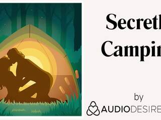 Gizlice camping (erotic audio flört film için kadın, flört asmr)