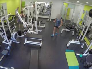 HUNT4K. Naive gym bunny has dirty clip with rich male