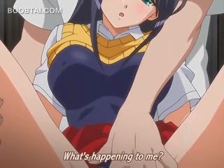 Emocionado hentai novia consiguiendo su chorros perra teased h